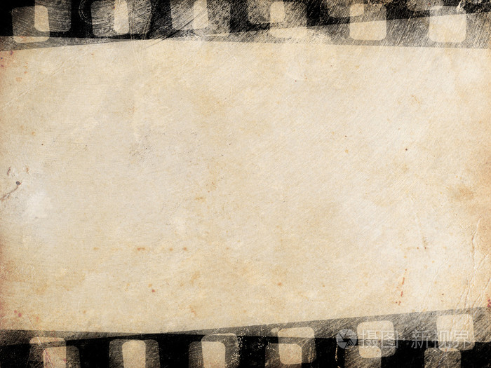 复古背景与影片帧