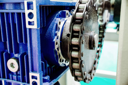 齿轮蜗轮蜗杆传动.机械链条传动照片