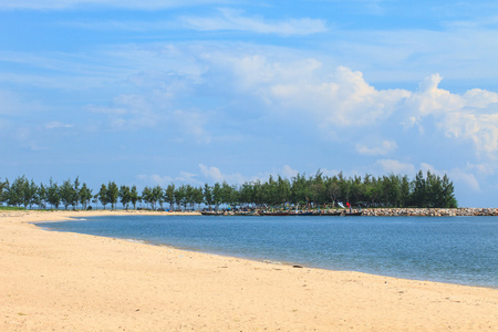 美丽的海滩和热带海