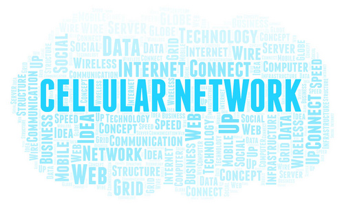 蜂窝网络字云。只用文字制作的文字云