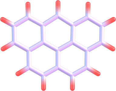 olympicene 分子结构对白色