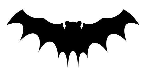 幽灵般的蝙蝠万圣节动物
