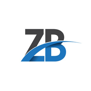 zbzb 字母徽标, 初始徽标标识为您的企业和公司照片