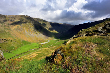 Longsleddale 山谷的阴影