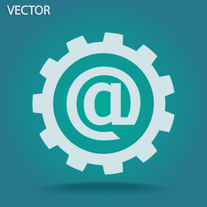 设置参数,互联网的电子邮件图标照片