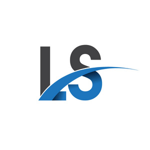 ls 字母徽标, 您的企业和公司的初始徽标标识照片