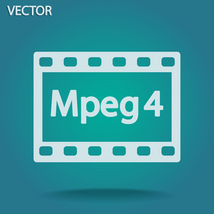 mpeg 4 视频图标