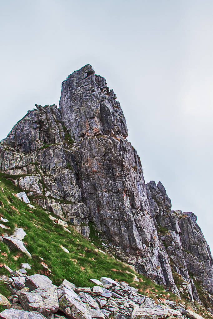 beautyfull山景观意大利布雷西亚省bagolino阿尔卑斯小兴安岭