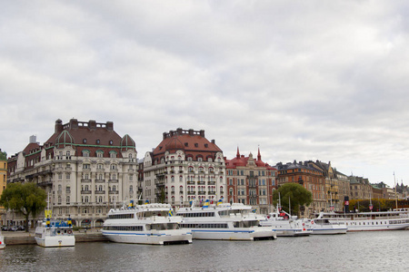 斯德哥尔摩城市和波罗的海的看法