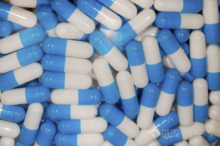 白蓝丸胶囊背景图片照片 正版商用图片087dwj 摄图新视界