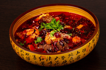 中国鸭血汤图片