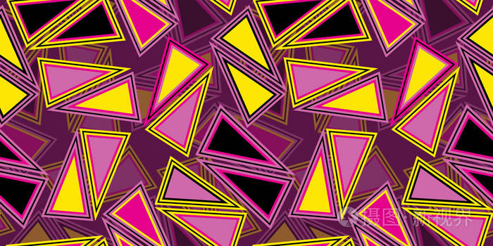 从三角形无缝重复背景