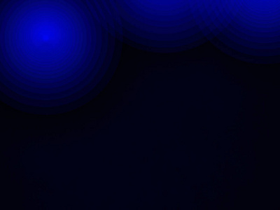 蓝色圆圈的现代黑暗抽象背景