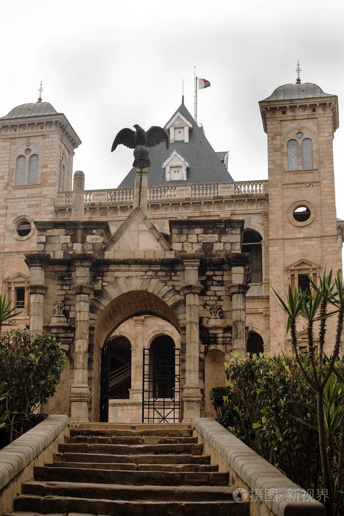 马达加斯加破旧的安塔那那利佛皇宫