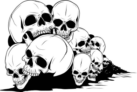 骷髅头骨图片