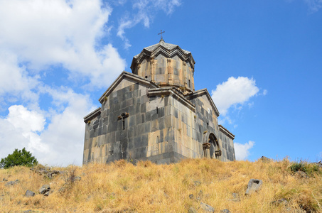 亚美尼亚 11 世纪教堂附近 Amberd 的堡垒