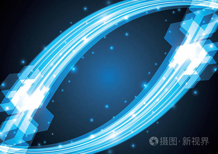 技术抽象条纹背景复制空间矢量图