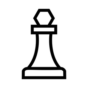 国际象棋图标矢量图