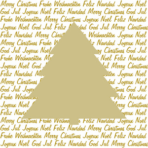 金色圣诞树圣诞的祝福图片