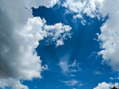 夏季白色天空背景图案