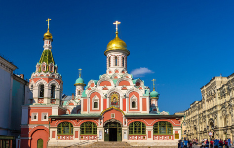 喀山大教堂莫斯科红场