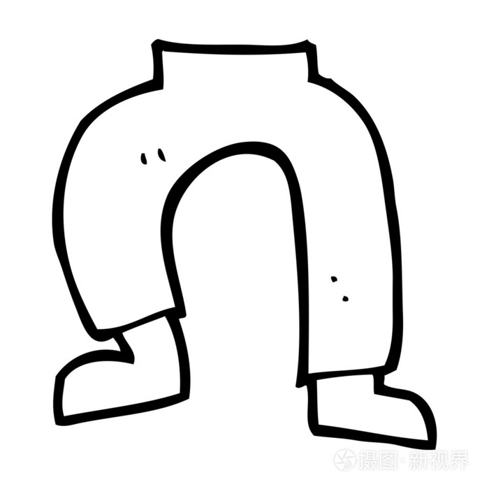 卡通腿插画-正版商用图片089b6r-摄图新视界