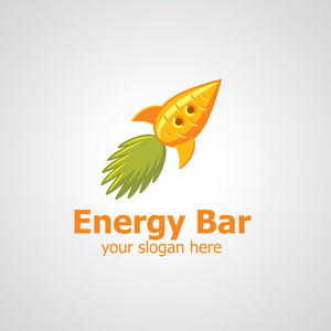 能源酒吧矢量标志设计图片