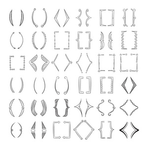 素描圆怎么画手画圆括号, 粗略方括号向量收集照片