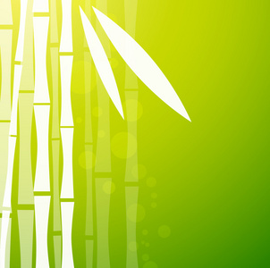 竹子绿色背景
