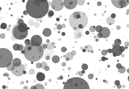 泡沫。抽象散景点在白色背景在技术生物和化学概念, 3d 例证