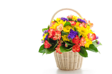 春天的花篮图片-春天的花篮素材-春天的花篮插画-摄图新视界