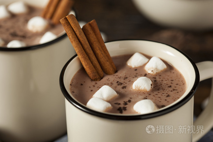 美食热巧克力牛奶