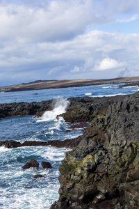 国家公园冰岛。景色迷人的冰岛, 地热区。戏剧性和风景如画的场景 reykjavk 湖 Myvatn, Krafla冰岛02.