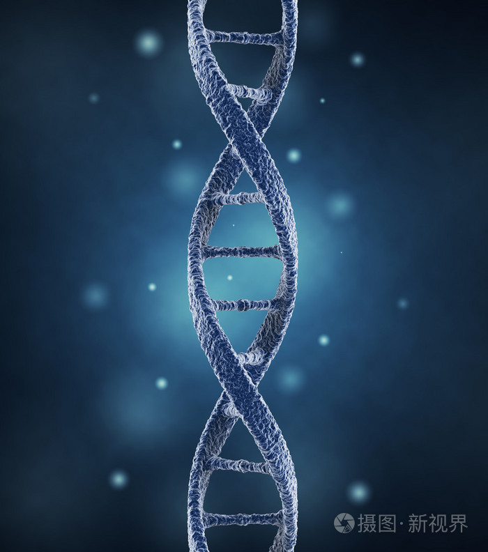 dna 螺旋结构分子.科学概念.三维图