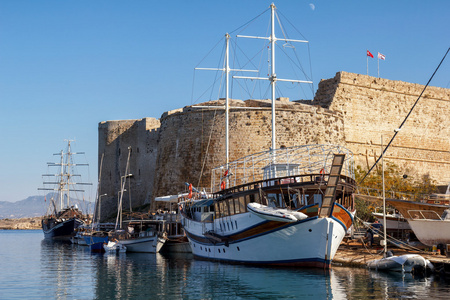 在凯里尼亚地区 吉默，北塞浦路斯的堡垒