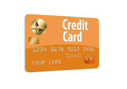 这是一个通用的, 模拟 安全发布 信用卡。这是一个例证