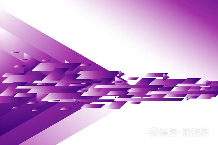 紫外线几何背景。动态形状组合。未来设计海报。矢量插图。Eps 10