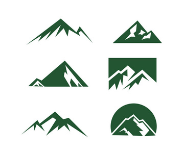 三座山峰logo设计图片图片