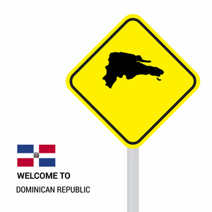 多米尼加共和国交通标志板设计, 矢量
