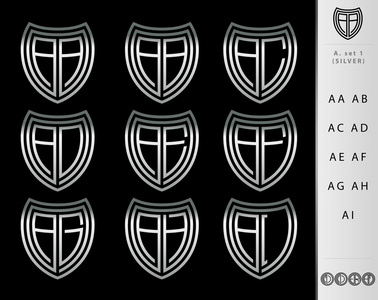 字母组合logo设计素材图片大全