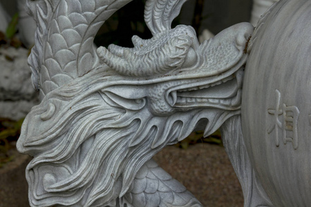 中国龙头雕刻大理石图片