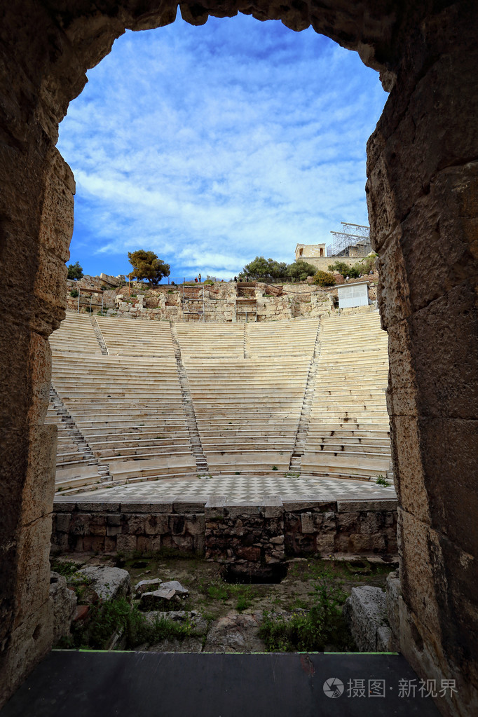 希律的古剧场，雅典希腊
