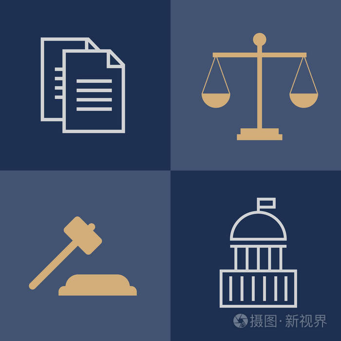 律师, 倡导人或法学家的概念.律师平面向量例证