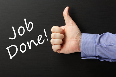 所做的工作表示赞许照片