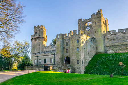 在英国沃里克城堡照片