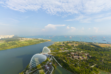 新加坡景观港口前面