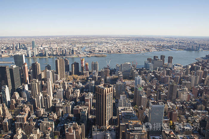 下载小样发票合同问题/举报都市摩天大楼城市建筑从自由岛俯瞰新泽西