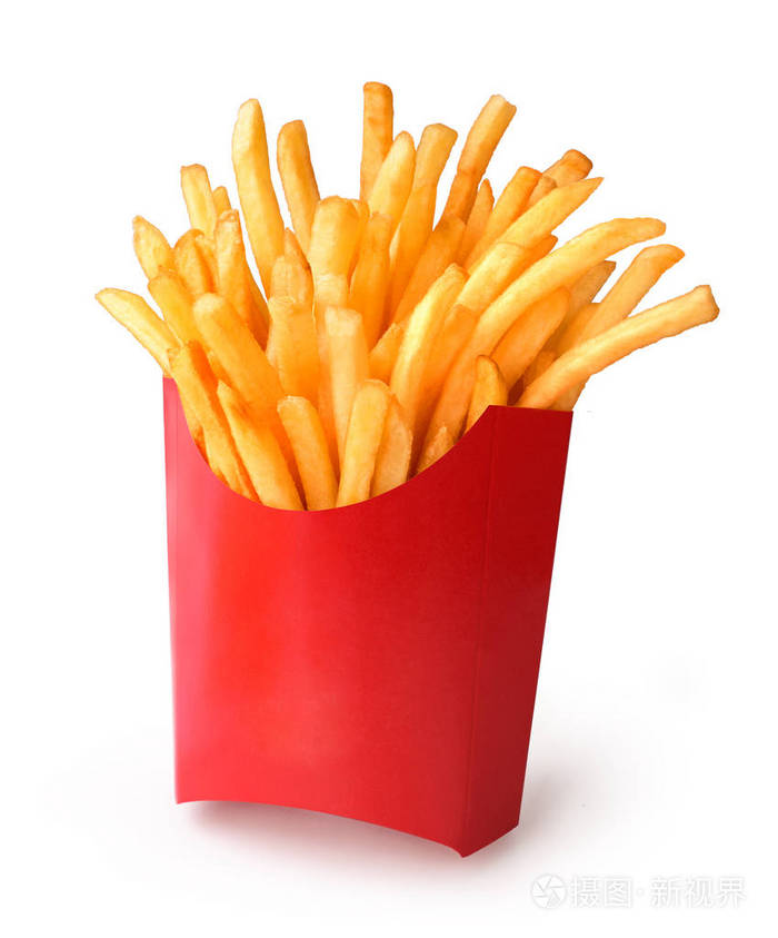 在纸杯里炸薯条照片-正版商用图片08bd1v-摄图新视界