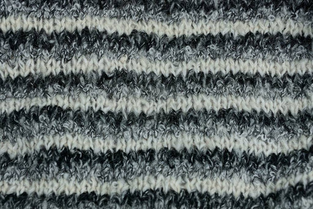布的条纹纹理从一件羊毛衣服