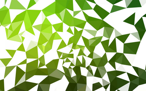 浅绿色矢量抽象镶嵌图案。带有渐变的多边形抽象插图。web 站点的新纹理